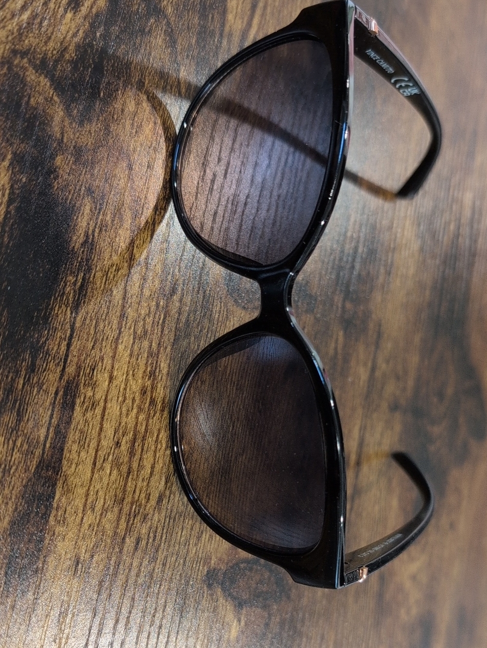 Vince Camuto Black Sunglasses with Dark Lenses